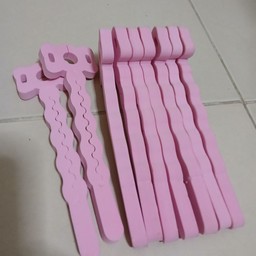 ฟองน้ำโรลม้วนผม 9ชิ้น DAISO