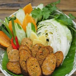 ใส้อั่วชุดละ80บาท1ขีด