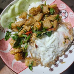 กระเพรากากหมู