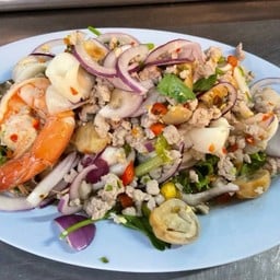 ยำเห็ดฟาง