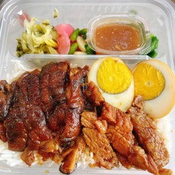 บะหมี่ขาวัว+ไข่