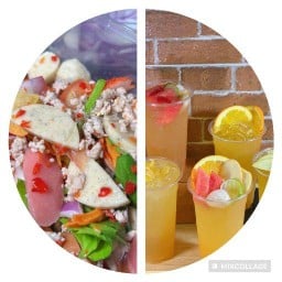 ชาผลไม้ ยำวุ้นเส้น ยำรวมมิตร (ขึ้นชื่อ ฬือชา)