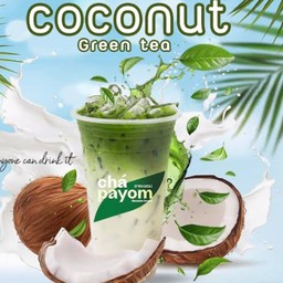 ชาเขียวมิกซ์มะพร้าวหอมหอมอร่อย