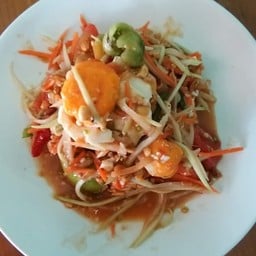 ส้มตำบ้านไม้ปูเผา หล่มสัก