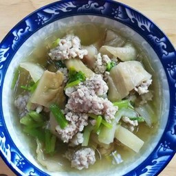 แกงจืดหมูสับผักกาดดอง