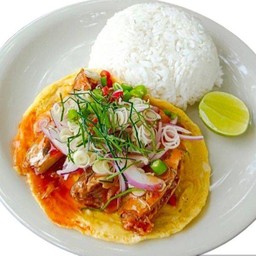 กะเพราไก่กรอบภูเขาไฟ สวนสยาม16