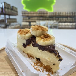 ชีสเค้กหน้าไหม้ช็อกบานาน่า