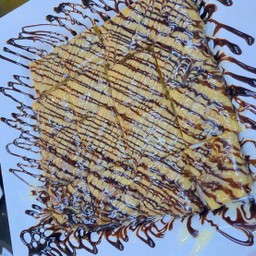 โรตีใส่ไข่+เนยถั่ว+ช็อค