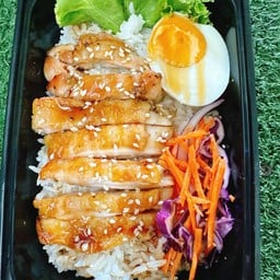 บะหมี่ไก่เทอริยากิ+ข้าวหน้าเทอริยากิ