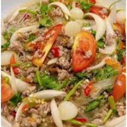 ยําวุ้นเส้นหมูสับ