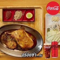 [อร่อยซ่ากับโค้ก]Shio Honetsuki Dori+โค้กกระป๋อง