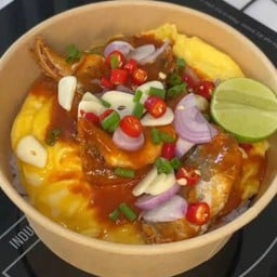 ข้าวไข่ข้นห่อหมกทะเล