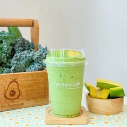 🥑🥦 อะโวคาโดผักเคลนมสดปั่น