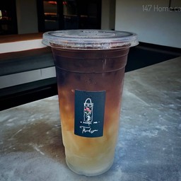 แบล็คคอฟฟี่+น้ำผึ้ง เย็น