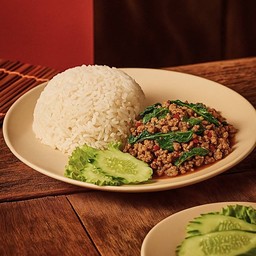 ข้าวกะเพราหมูสับ