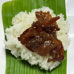 ข้าวเหนียว + หมูสวรรค์