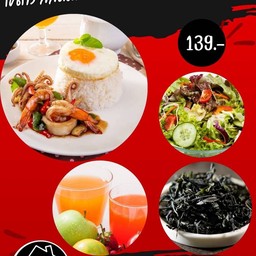 139 Set ข้าวกระเพราทะเล