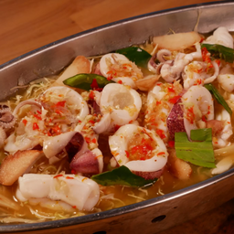 หมึกไข่นึ่งมะนาว