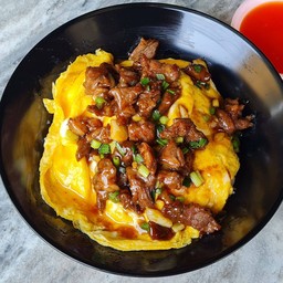 ข้าวไข่ข้นเนื้อโคขุนเทอริยากิ