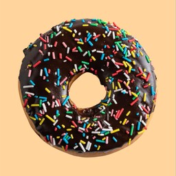 โดนัทเคลือบช็อกโกแลต