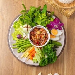น้ำพริกกุ้งเสียบ