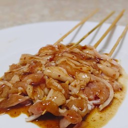 หมู3ชั้นหมักซอสหมาล่า 3 ไม้