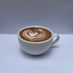 Hot Black Coffee with Chocolate