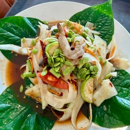 ตำหลวงพระบางกุ้งสด