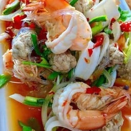 ยำวุ้นเส้นทะเลรวม