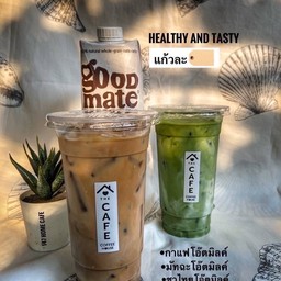 มัทฉะโอ๊ตมิลค์ เย็น