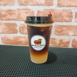 อเมริกาโน่เย็นคั่วกลางใส่แก้ว600ml