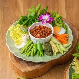 ป่นปลาทูแห้งพริกป่นหอมเจียว