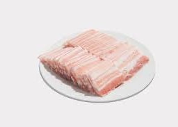 หมูสามชั้นสไลด์ 4 ชิ้น