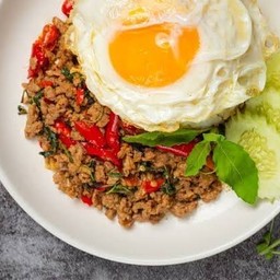ข้าวกระเพราหมูสับ
