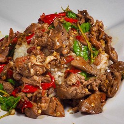 กะเพราตับไก่