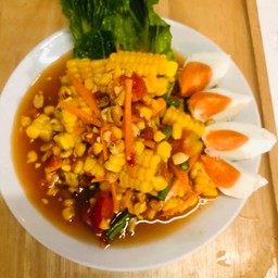 ตำข้าวโพดไข่เค็ม