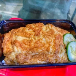 ไข่เจียว 2 ฟอง ราดข้าว