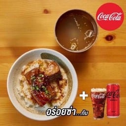 [อร่อยซ่ากับโค้ก]Buta Kakuni Don+โค้กกระป๋อง