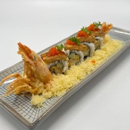Foie gras ebi tempura roll special