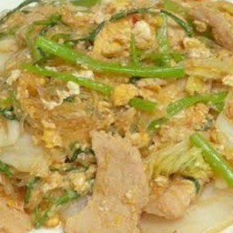 สุกี้แห้งอกไก่@