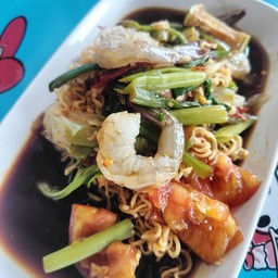 ตำมาม่ากุ้งสด