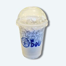 น้ำเต้าหู้แมงลัก เย็น (แก้ว)