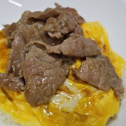 ข้าวไข่ข้นเนื้อนุ่มน้ำมันหอย