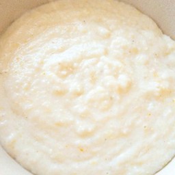 Grits with Butter ( We use unsalted butter )