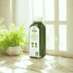 น้ำสกัดเย็น100% จากผักเคล เสาวรส สับปะรด สดชื่นเช้าใหม่ รสชาติธรรมชาติ เบาสบาย