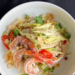 ยำมะม่วงกุ้งสดเวียดนาม l Vietnamese Mango Shrimps Salad