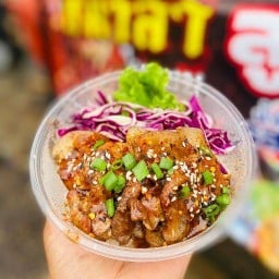 พ่อครัวตัวอ้วน&ไก่ทอดเคลือบซอส