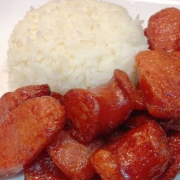 ข้าวกุนเชียงทอด