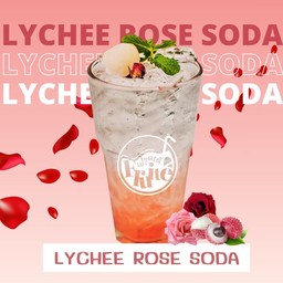 Lychee Rose Soda (เมนูแนะนำ)