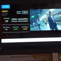 ระบบรองรับการแจ้งเที่ยววิ่งของขบวนรถไฟแต่ล่ะสถานี